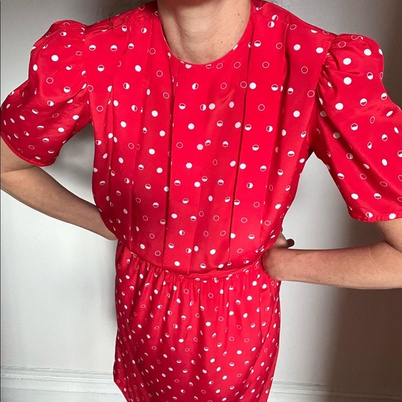 Vintage Petites For Maggy sz 6. Puff sleeves with little shoulder pads. Adorable - Picture 10 of 10